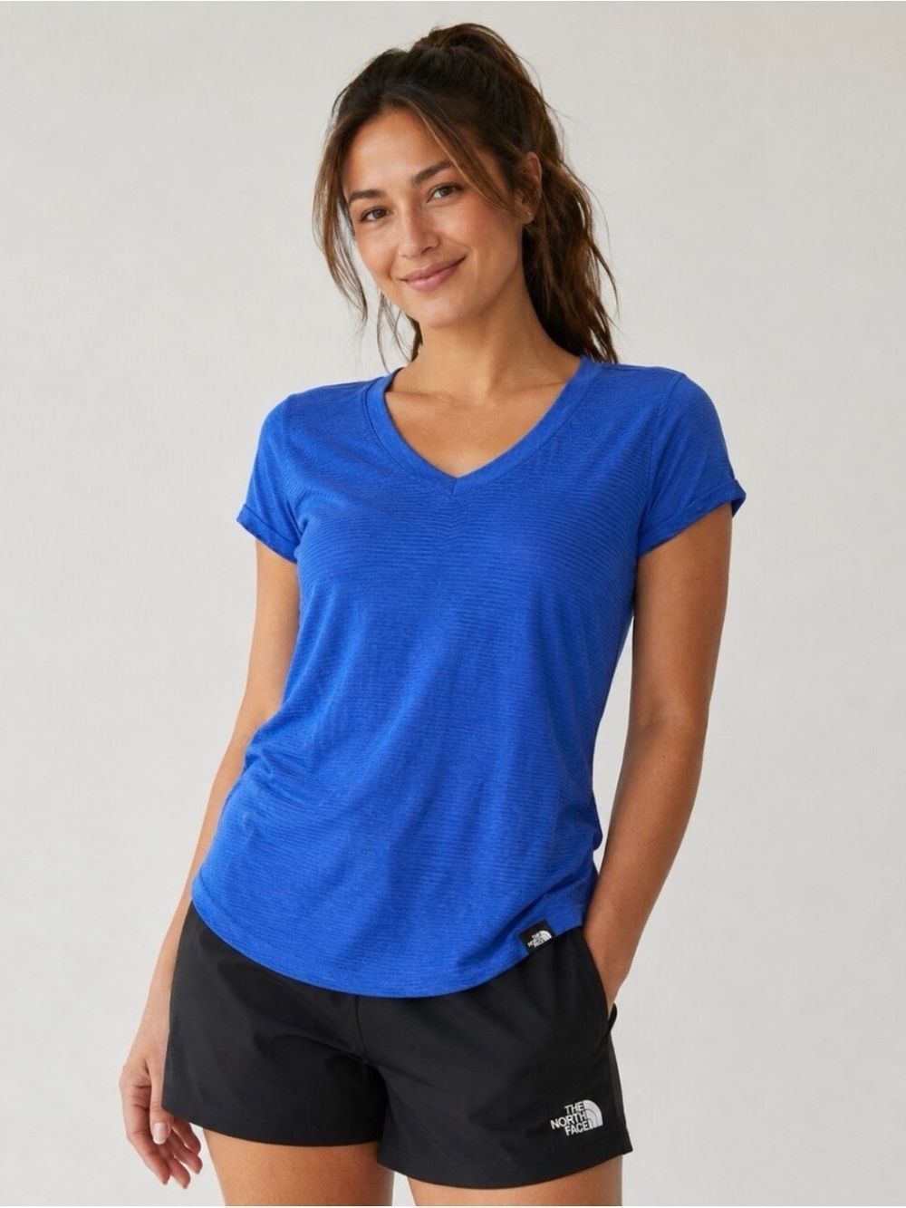 The North Face Women’s FlashDry Nylon V Neck Shirt